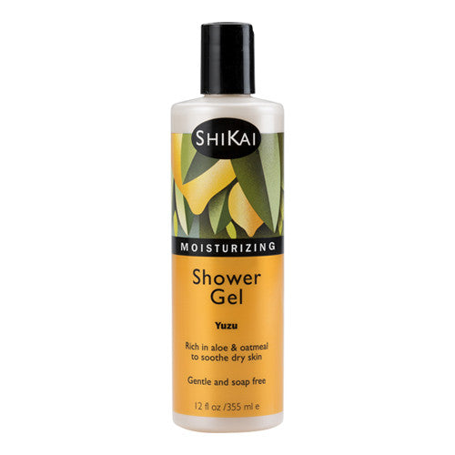 Shikai All Natural Skin Moisturizing Shower Gel, Yuzu - 12 Oz